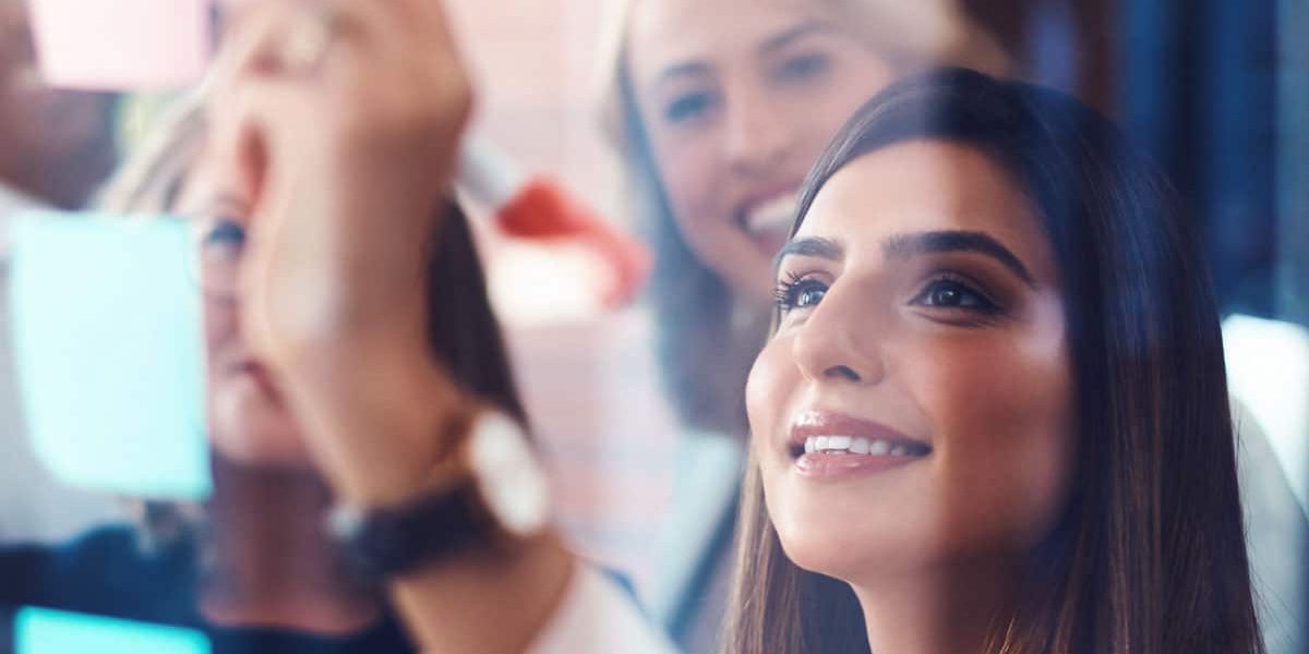 A Woman Taking A Selfie