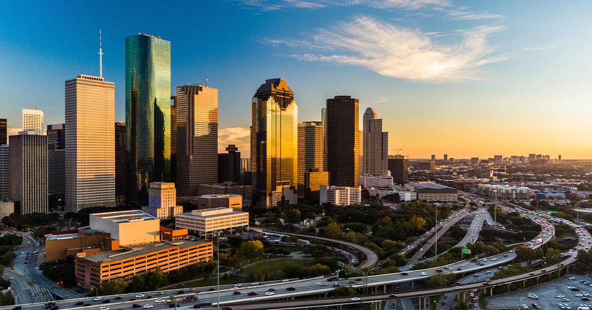 a large city landscape